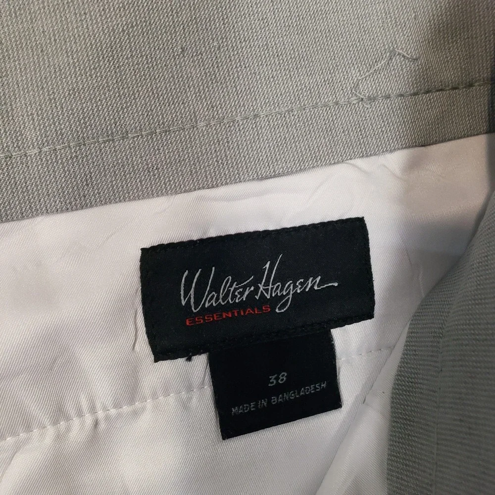 Walter Hagen Golf Shorts Mens 38 Gray Essentials Performance Stretch‎ Flat Front